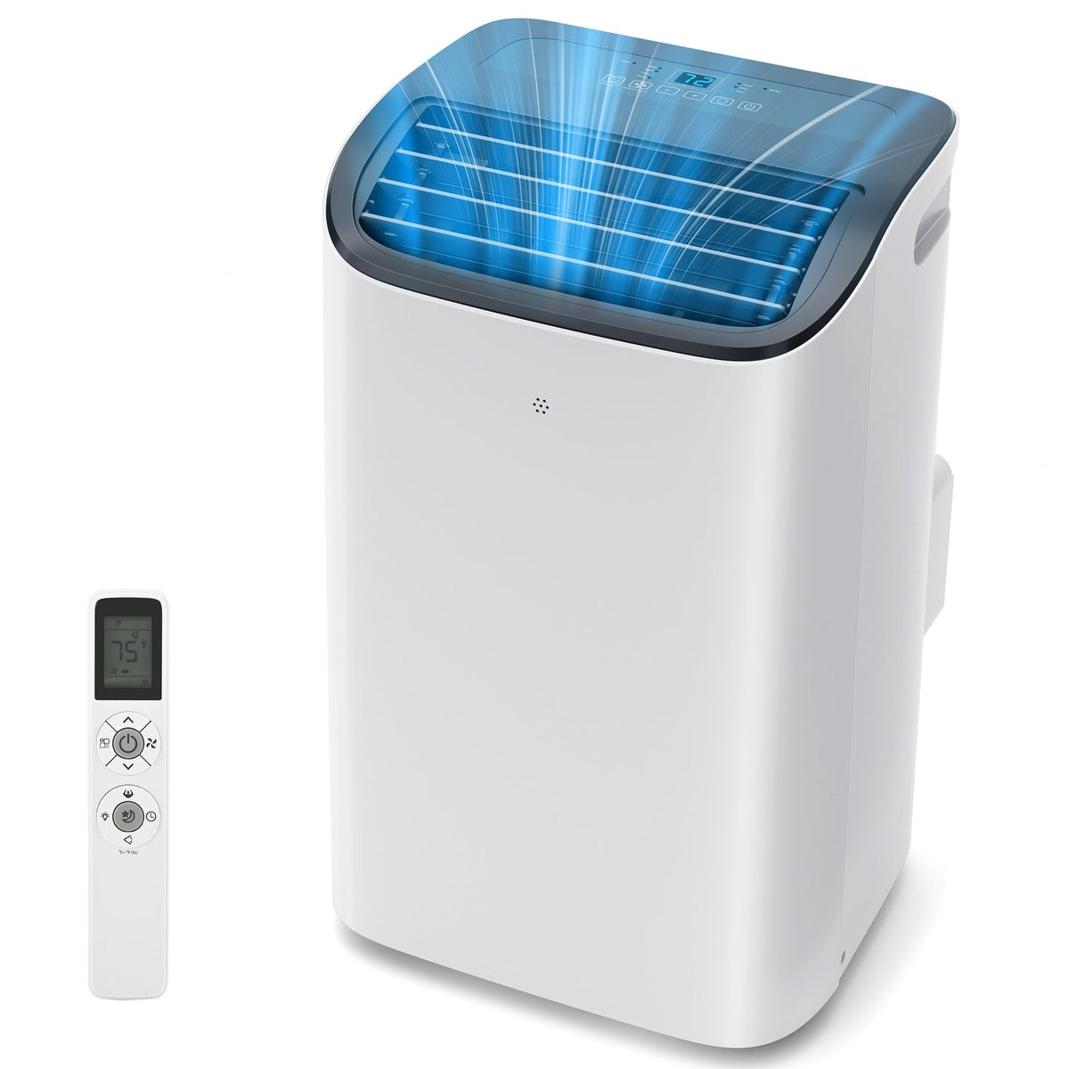 Ar-Condicionado Portátil EUHOMY 14.000 BTU – 3 em 1 com Funções de Resfriamento, Desumidificador e Ventilador