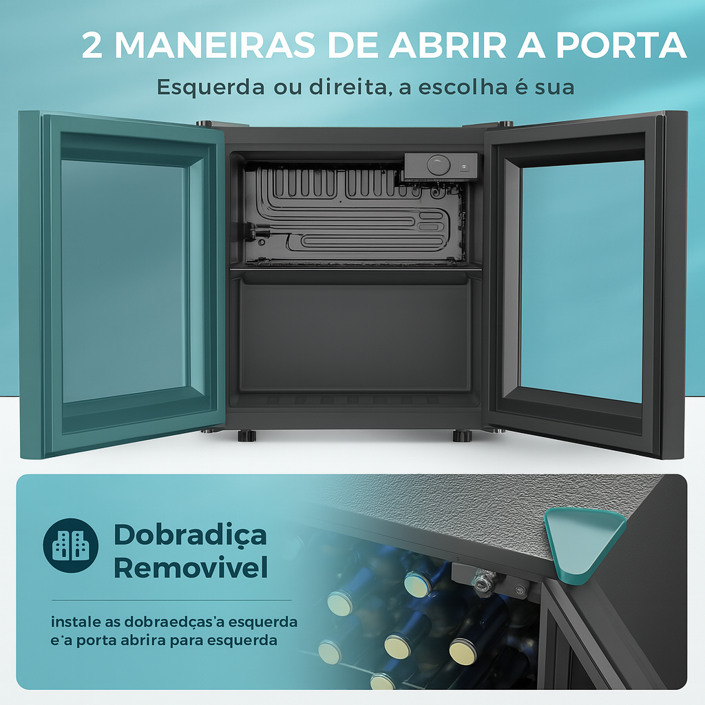 Refrigerador de Bebidas  para 55 Latas